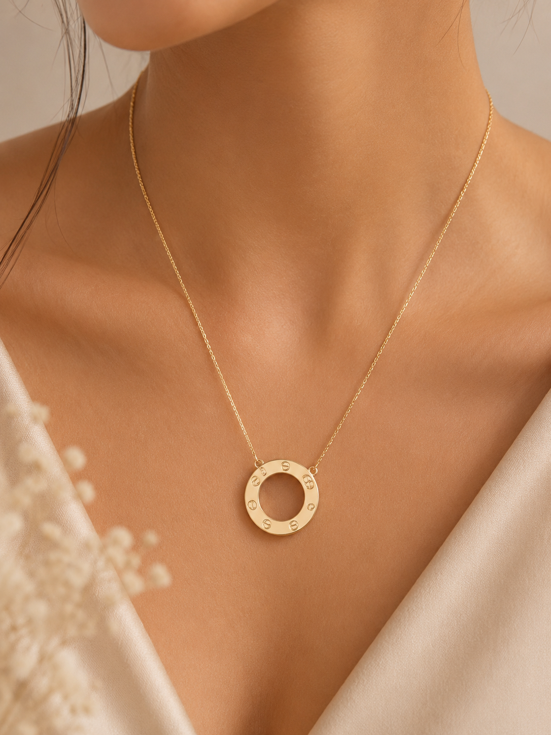 Love Circle Necklace (Sold Out)
